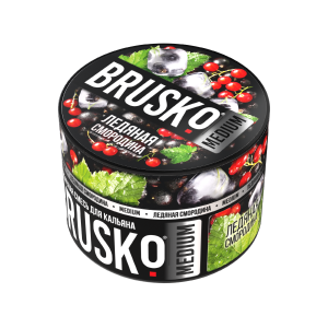 Купить Табак Brusko Medium, 50гр "Ледяная смородина" Табак Brusko Medium, 50гр "Ледяная смородина"