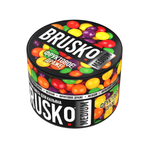 Купить Табак Brusko Medium, 50гр "Фруктовое драже" Табак Brusko Medium, 50гр "Фруктовое драже"