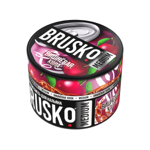Купить Табак Brusko Medium, 50гр "Вишневая кола" Табак Brusko Medium, 50гр "Вишневая кола"