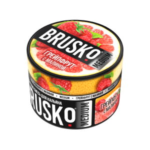 Купить Табак Brusko Medium, 50гр "Грейпфрут с малиной" Табак Brusko Medium, 50гр "Грейпфрут с малиной"