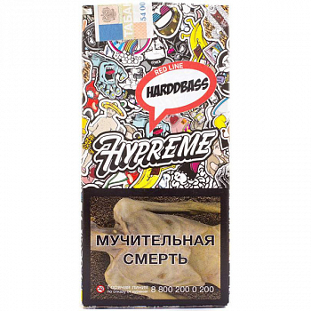 Табак Hypreme Red Line , 40гр "Hardbass / Чай с молоком"
