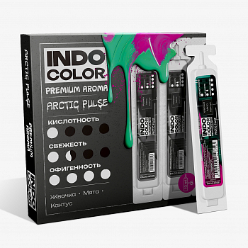 Купить Ароматизатор IndoColor "Arctic Pulse / Мята, жвачка, кактус" 13мл (на 30мл) Ароматизатор IndoColor "Arctic Pulse / Мята, жвачка, кактус" 13мл (на 30мл)